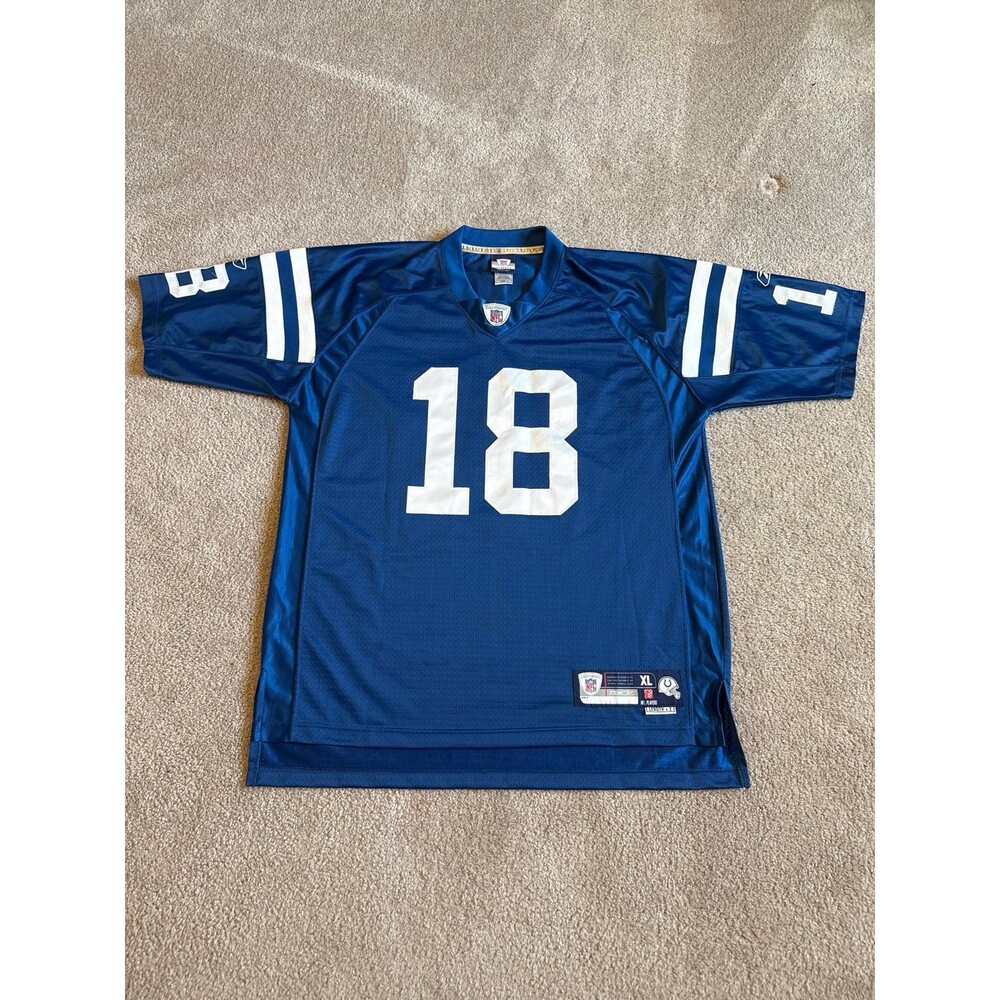 Peyton Manning Indianapolis Colts Reebok Men’s NFL Jersey Size XL